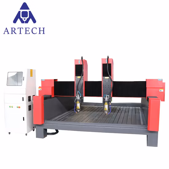 900 x 1300 mm Arbeitsbereich, Doppelköpfe, CO2-Lasergravur, Schneidemaschine, CNC-Fräse